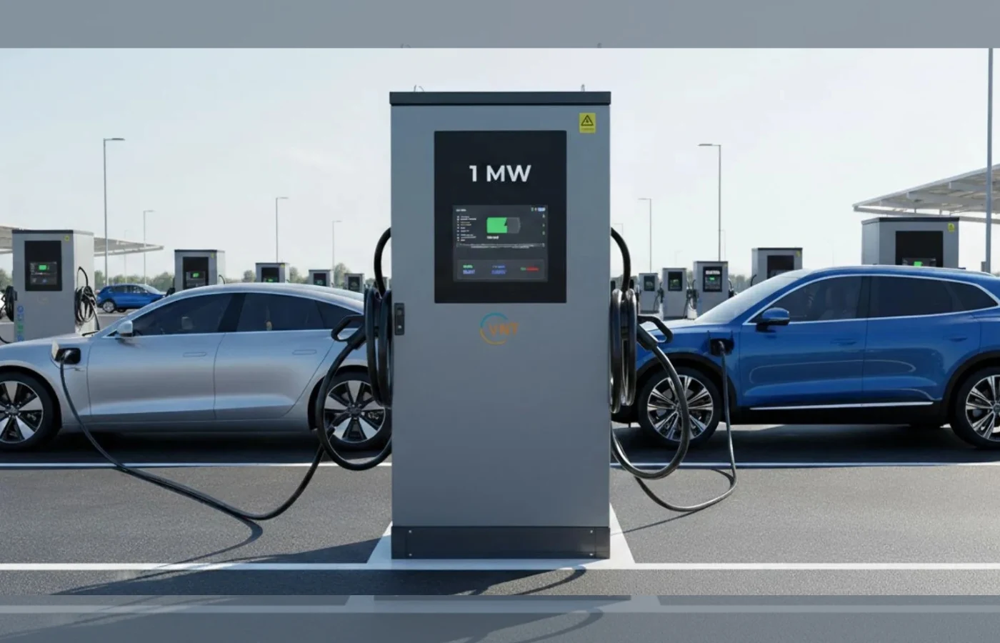 VNT has introduced India's inaugural 1 MW EV Charger.